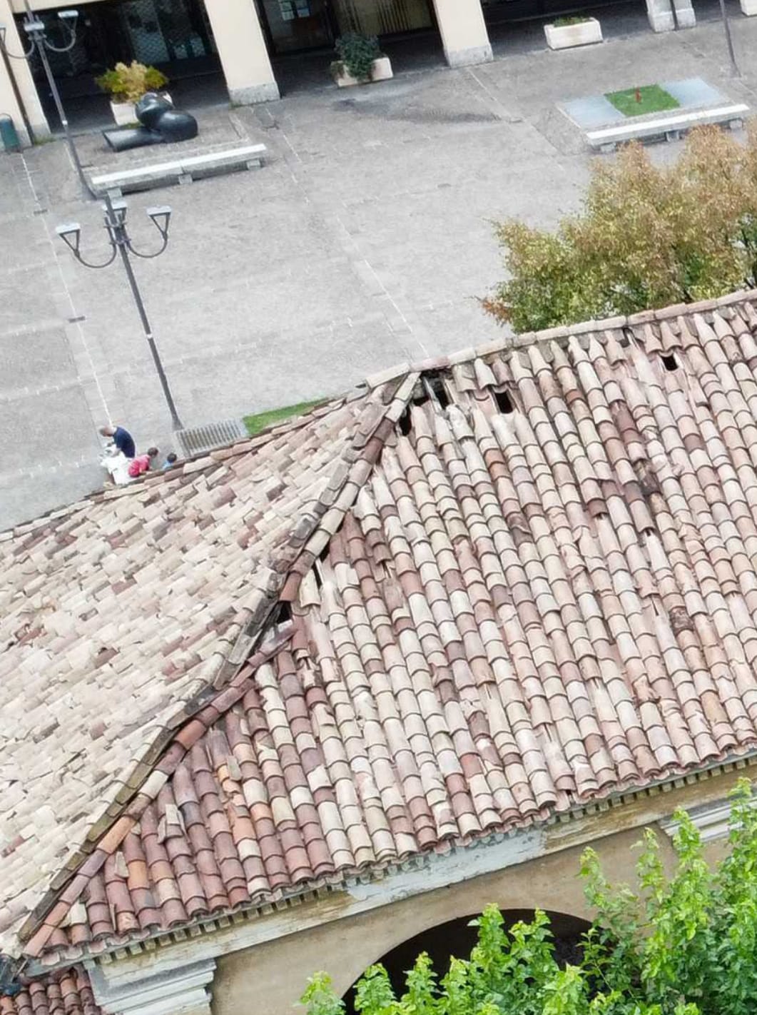 Origgio - Altro angolo copertura pre-intervento